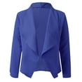 thumbnail image 4 of HaoXianJian Plus Size Dressy Blazers for Women Solid Color Spring Jackets 2025 Long Sleeve Lapel Dressy Tops for Women Business Blouses Button Outfits Office Work Suit Casual Blazer S-3X, 4 of 7