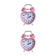 thumbnail image 4 of Toystoory Corazón Campana Reloj Despertador Luz Nocturna Relojes Digitales Niñas Type3 NO3, 4 of 6