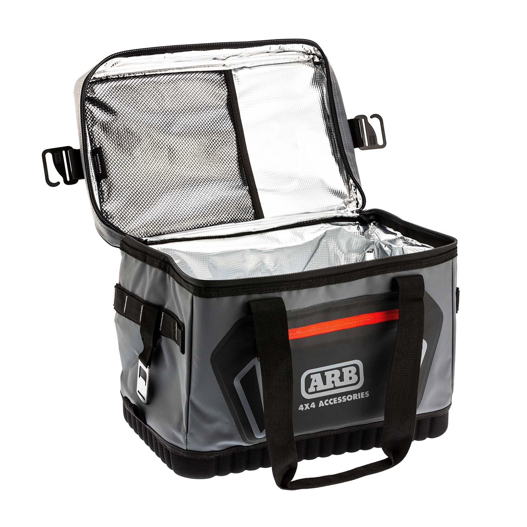ARB 10100376 Collapsible Cooler Bag with Plastic Ice Cooler Brick to Retain Ice for up to 12 Hours that Folds FLAT