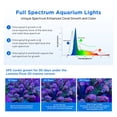 thumbnail image 2 of 30 Program Aquarium LED Reef Light Nano Fish Tank Light Marine Lights Full Spectrum For Coral For Saltwater Or Freshwater Lamp ,Easy to Install, 2 of 5