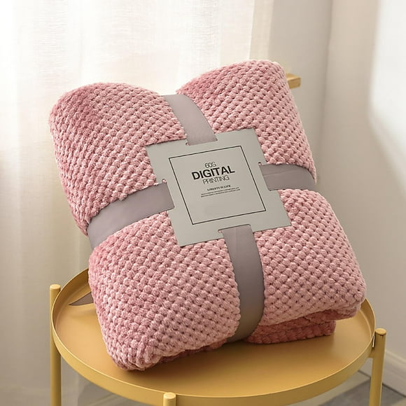 The New Coral Blanket Flannel Solid Color Lunch Break Blanket 100*150cm Blankets Full Size Warm Oversize Throws for Couch Thick Throw Blanket Warmest Blanket in The World Lightweight Blanket Full Size