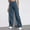 Dark Blue, variant on Womens Wide Leg Jeans High Waisted Straight Leg Relax Fit Denim Pants Vintage Y2K Pull-On Pants with Pockets