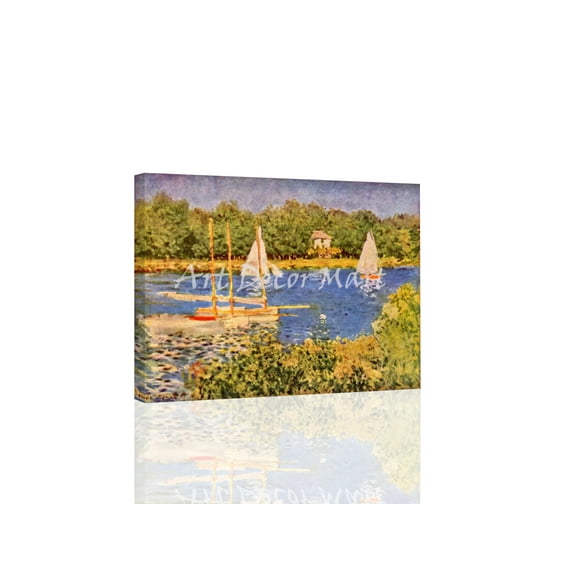 Monet boats 2 - CANVAS OR WALL ART PRINT PRINT