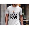 thumbnail image 5 of Best Dad Ever T-Shirt – Father and Child Walking Graphic Tee with Footprints, Heartfelt Father's Day Gift for Dad, Grandpa, or Stepdad, 5 of 7