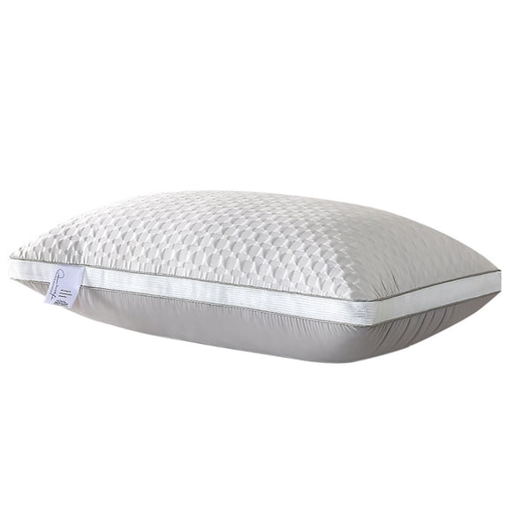 Hotel Quality Bed Pillow 48x74cm, Breathable Ventilated Cool Fiber Sleep Pillow, Machine Washable Soft Supportive Cushion for All Sleeping Positions Home Bedroom Gift