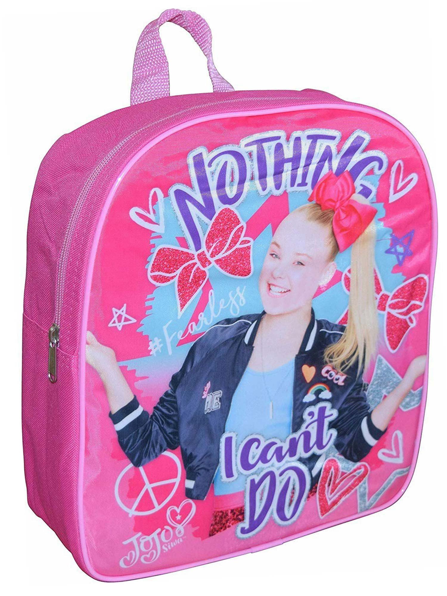 Nickelodeon JoJo Siwa Full Size Backpack With Accessories Peace Love Dance