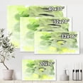 thumbnail image 4 of Designart ' Abstract Pond of Yellow and Green ' Modern Canvas Wall Art Print, 4 of 4