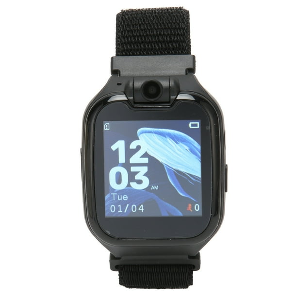 Reloj con telefono celular para ninos 2G GSM 300000 pixeles Pantalla tactil a color de 1 54 pulgadas 400 mAh Videollamada bidireccional SOS Reloj inteligente para ninos con modo aula Negro Walmart en ...