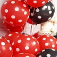 thumbnail image 5 of Bamboohart 200 Pcs Ballons à Pois Rouges 12 Pouces Ballons Ronds en Latex à l'Hélium Kit de Ballons de Fête pour Décorations de Fête d'Anniversaire, 5 of 5