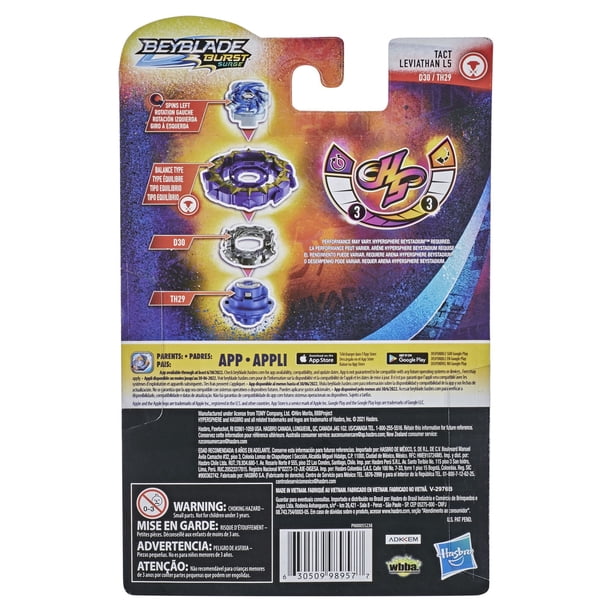 Beyblade Burst Rise Hypersphere Tact Leviathan L5 Starter Pack