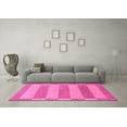 thumbnail image 3 of Ahgly Company Indoor Rectangle Abstract Pink Modern Area Rugs, 5' x 7', 3 of 4