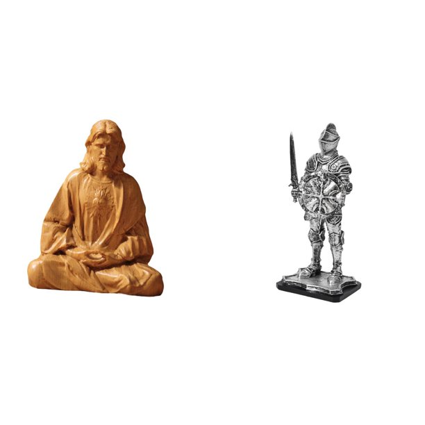 Estatua del Corazón de Jesús,Estatua del Sagrado Corazón de Jesús para decoración del hogar,Figura católica de Jesús,Figura de escritorio,Estatua de