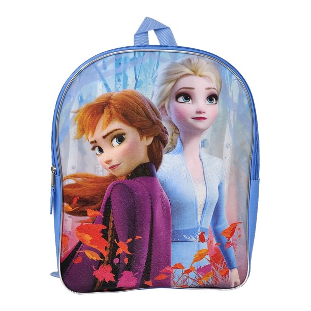 Disney Frozen Disney Frozen II Backpack 15" Anna Elsa Flat Front