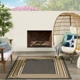 thumbnail image 5 of Nourison Horizon Indoor/Outdoor 6' x 9' Charcoal Modern Rug, 5 of 9