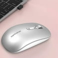 thumbnail image 6 of Blasgw Wireless Mouse Charging Mute Office Large Capacity Battery Plug And Play Long-lasting Battery Life Intelligent Power Saving Compatible Ergonomic Design Silver, 6 of 6