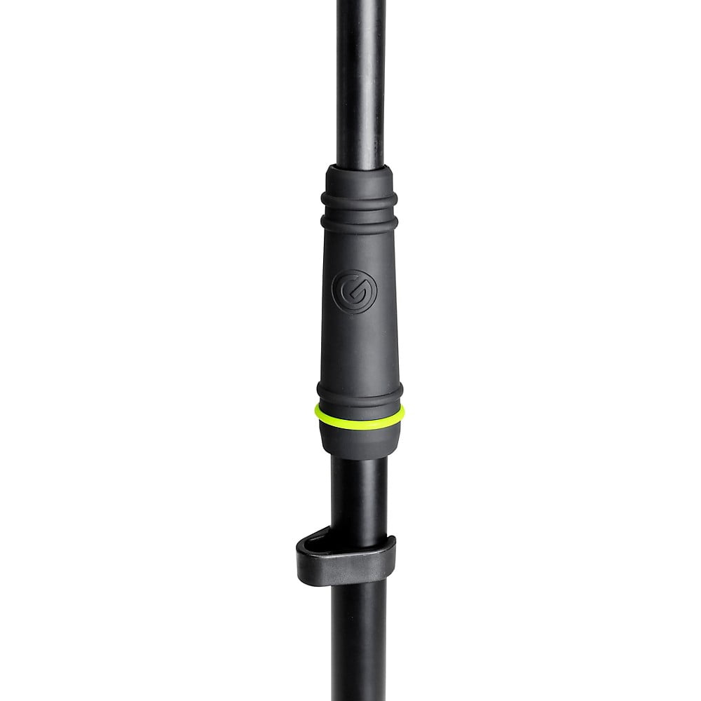 Gravity GMS2322B Microphone Stand with Round Base and 2-Point Adjustment Telescoping Boom