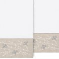 thumbnail image 3 of Linum Home Textiles 2 Piece Texture/Embroidery Turkish Cotton Bath Towel, 54" x 27", White, 3 of 3