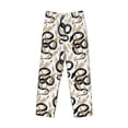 thumbnail image 4 of Goofa Snake Printed Soft Pajama Pants for Men, Wide Leg Comfy Casual Lounge Yoga Pants-X-Large, 4 of 9