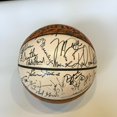 thumbnail image 3 of Incredible Michael Jordan Wilt Chamberlain NBA Top 50 Signed Basketball PSA DNA, 3 of 11