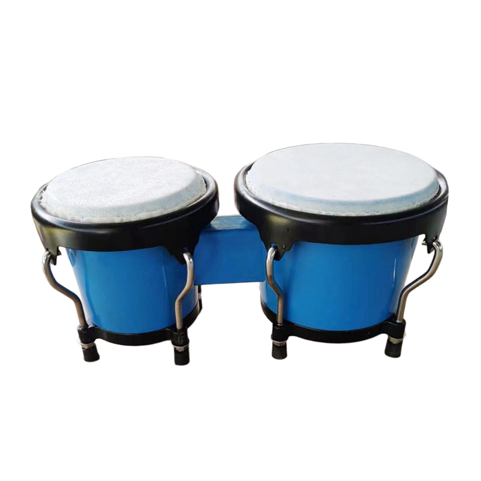 LeeQinersw African Drum Drum, Music Instruments, Bongo Drum Set for Birthday Gifts,Children Blue
