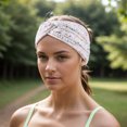 thumbnail image 2 of Unique Bargains 1 Pce Bandeau Confortable Tricoté Blanc Coloré, 2 of 6
