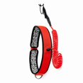 thumbnail image 3 of Surfboard Waist Leash 7mm Thick 10ft Coiled Surf Board Leash SUP Stand Up Paddleboard Leash, 3 of 5