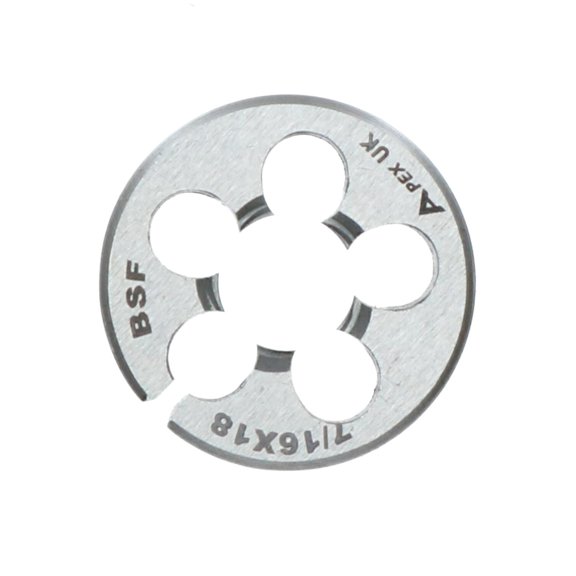 7/16" x 18 BSF 25mm Circular Die 1" Carbon Steel Thread Cutter BSF