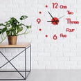thumbnail image 4 of JOGZMZ Luminous Frameless Analog Wall Clock DIY Wall Clock Silent Non-Ticking Acrylic Modern Style Battery Operated Wall Clock for Living Room, Bedroom Indoor Use, 4 of 6