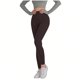thumbnail image 4 of Pantalones de Yoga Sueltos para Mujeres de Cintura Alta Pantalones de Color Sólido de Longitud Completa Material Elástico Suave para Gimnasio de Baile de Yoga, 4 of 8