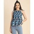 thumbnail image 2 of Moomaya Shoulder Straps Square Neck Pin Tucks Cotton Top - Women's Trendy Top, 2 of 9