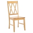 thumbnail image 5 of SAFAVIEH Yana Contemporary Wood Solid Dining Side Chair, Light Oak, 5 of 13