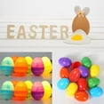 thumbnail image 2 of 12 Pcs Jumbo Plastic Bright Assorted Easter Eggs for Filling Treats, Easter Theme Party Favor, Easter Eggs Hunt, Basket Stuffers Fillers, Classroom Prize Supplies Toy, 2 of 7