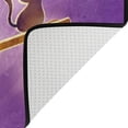 thumbnail image 4 of Coolnut Halloween Flying Little Witch On Purple Lightweight Carpet Mats, 5'3" x 4' Area Soft Rugs, Floor Mat Rug Home Decoration for Kids Room Living Room, 63"x 48", 4 of 6