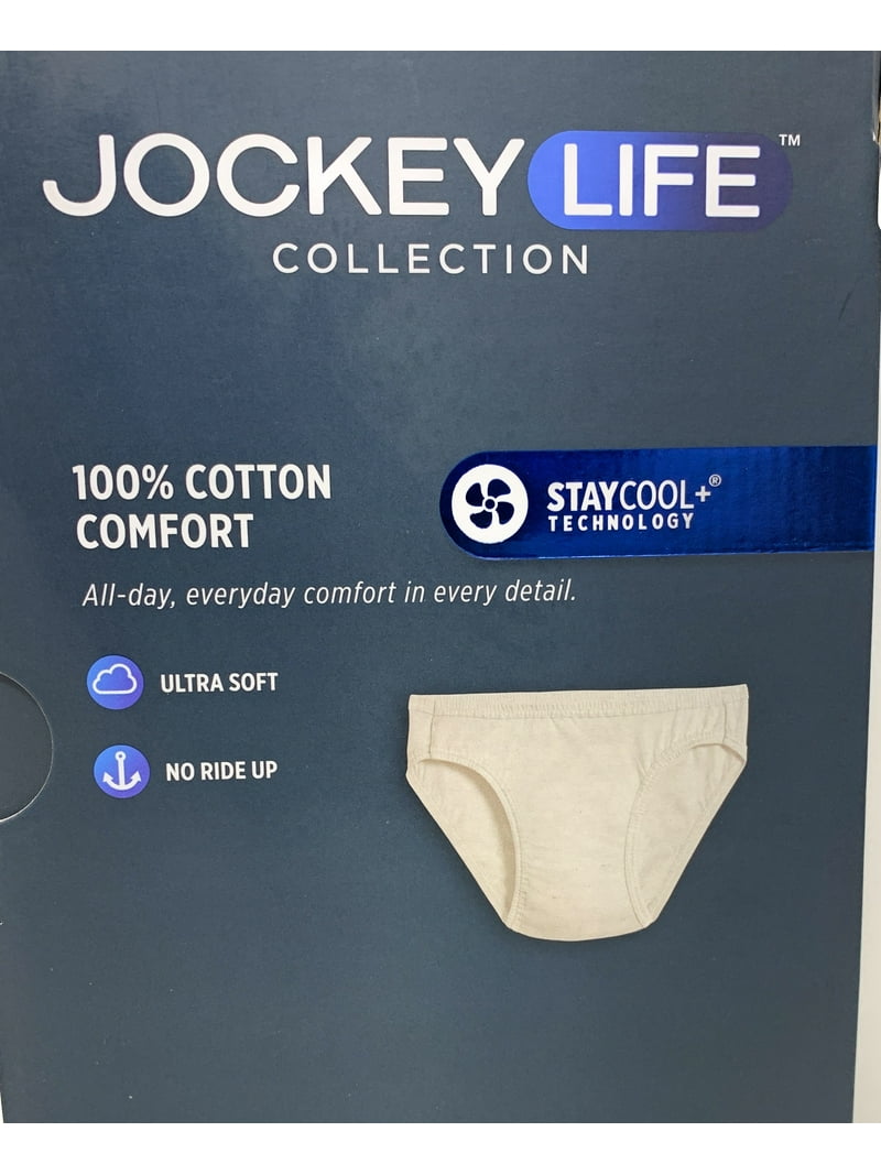 Jockey Life Men's Cotton Bikini, 5 Pack - Walmart.com