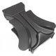 thumbnail image 5 of Para Land Cruiser Serie 100 00-07 / LX570 08-15 LX470 01-07 Divisor de inserto de portavasos de consola central, 5 of 5