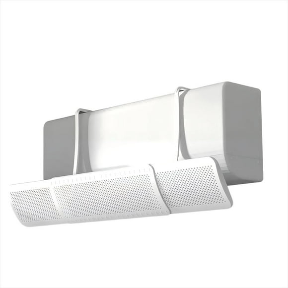 Deflector de aire acondicionado de 56-90 cm, placa deflectora ajustable universal, instalación sin herramientas, evita ráfagas directas, ahorro de energía para unidades de aire acondicionado de pared