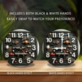 thumbnail image 2 of Wall Art with Pool Table And Number Design 10-Inch Silent Wooden Wall Clock, Battery Operated (AA Batteries Not Included), Artistic Home Decor, 2 of 7