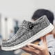 thumbnail image 1 of Zapatos náuticos de ancho ancho, mocasines sin cordones, lona transpirable, moda ligera Ehuebsd Tenis De Mujer Tenis De Hombre, 1 of 6