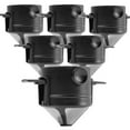 thumbnail image 1 of 5/10/15Pcs Stainless Steel Coffee Filters  Foldable Coffee Funnel Dripper  Free of Filter Paper Reusable Pour Over Coffee Filters, 1 of 10