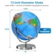 thumbnail image 2 of World Globe BSHAPPLUS de 13 pulgadas con soporte de rotación de 720°, 2 of 6