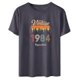 thumbnail image 1 of Liamobondopolis - Camiseta vintage de 1984 para mujer, regalo de 40 cumpleaños, con estampado de letras, estilo retro, para fiesta, informal, de manga corta, 1 of 5