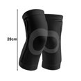 thumbnail image 4 of LJNYFDC Knee Support Sleeve Sports Knee Pads Compression Sleeve Super Soft Elastic Breathable Sweat Absorbing Knee Protector Essential Brace for Fitness, 4 of 7