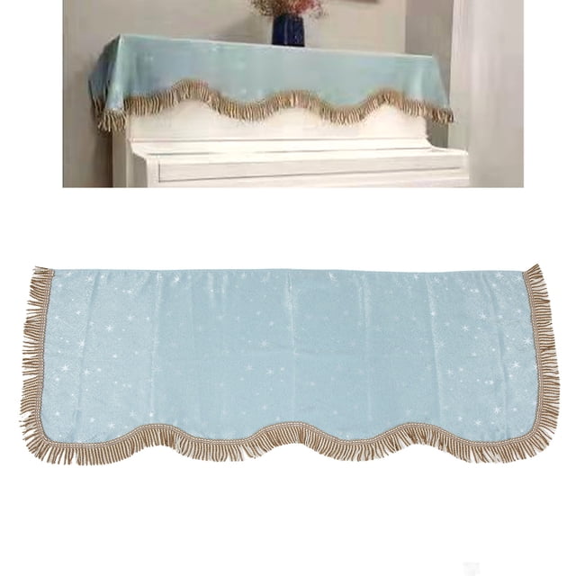 Funda Protectora Para Teclado De Terciopelo Dorado, Tela A Prueba De Polvo Para Piano De 88 Teclas Con Decoración De Borlas Para Piano Electrónico, Teclado