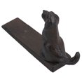 thumbnail image 3 of Dog Door Stop Cast Iron Metal Rustic Doorstop Wedge House Home Canine, 3 of 5