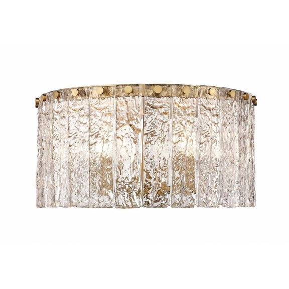 5 Light Flush Mount in Contemporary Style-8 inches Tall and 16.75 inches Wide-Modern Gold Finish Bailey Street Home 372-Bel-4961818