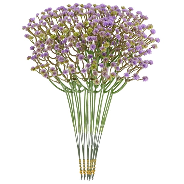 6/36 Uds flores artificiales de Gypsophila falso aliento de bebé ramo de seda decoración de boda
