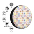 thumbnail image 4 of Naloa Cat And Rabbit PVC Leather Spare Tire Wheel Cover for Car Truck SUV Camper Trailer Universal Fit many size15 inch, 4 of 6