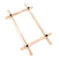 thumbnail image 1 of Adjustable Wooden Embroidery Frame Rectangle Adjustable for Display 60x100cm Craft Sewing Accessory, 1 of 7