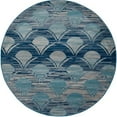 thumbnail image 1 of Highland Dunes Ceasar Waves Gray Indoor/Outdoor Area Rug, 1 of 2