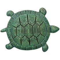 Sunset Vista Design Green Turtle Garden Stepping Stone,13-inch Long, Cast Iron